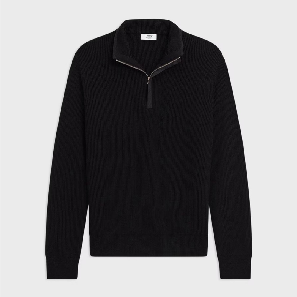 Theory Quarter Zip Cashmere Sweater XS